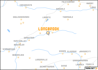 map of Long Brook