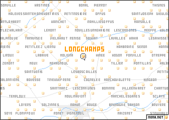 map of Longchamps