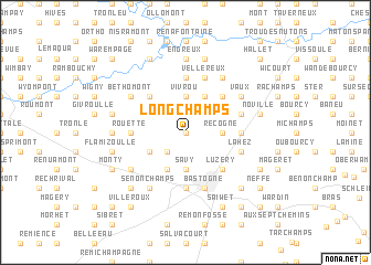 map of Longchamps