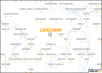 map of Longchamp