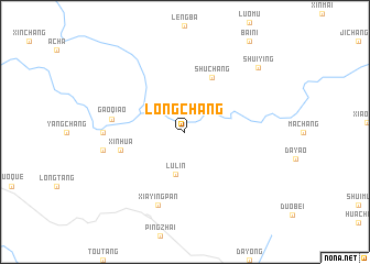 map of Longchang