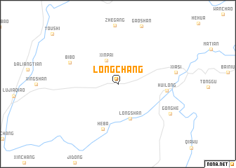 map of Longchang