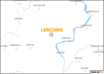 map of Longchang