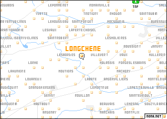 map of Longchêne