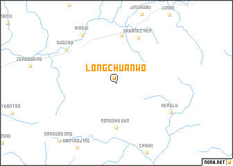 map of Longchuanwo