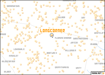 map of Long Corner