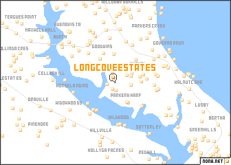 map of Long Cove Estates