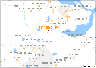 map of Longdale