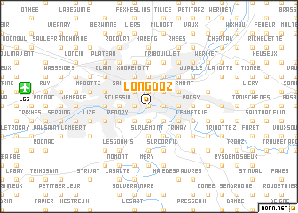 map of Longdoz