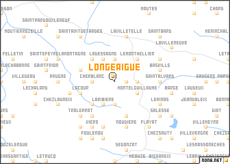 map of Longeaigue