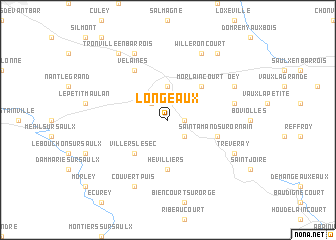 map of Longeaux