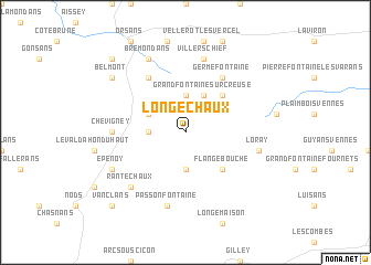 map of Longechaux