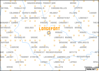 map of Longefont