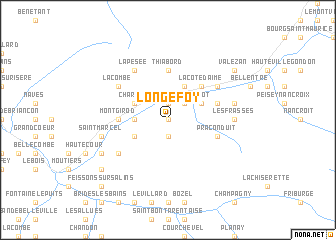 map of Longefoy