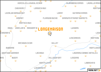 map of Longemaison