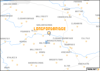 map of Longford Bridge