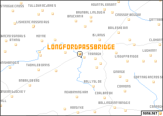 map of Longfordpass Bridge