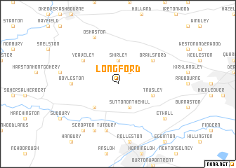 map of Longford