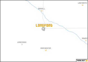 map of Longford