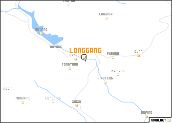 map of Longgang