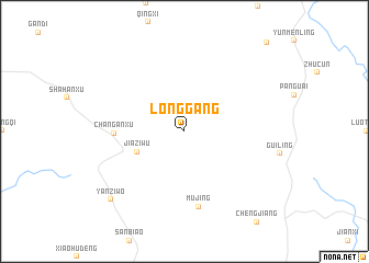 map of Longgang