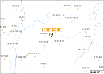 map of Longgang