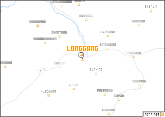 map of Longgang