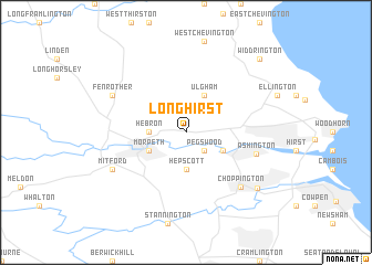 map of Longhirst