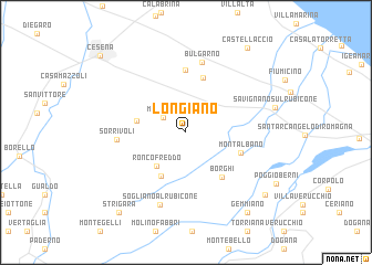 map of Longiano