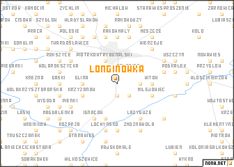 map of Longinówka