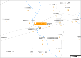 map of Longino