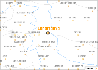 map of Longitanya