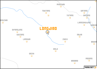 map of Longjiao