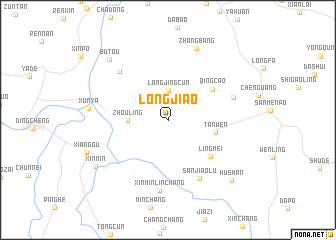 map of Longjiao