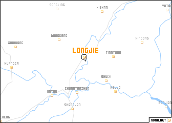 map of Longjie