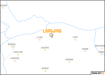 map of Longjing