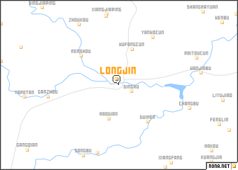 map of Longjin