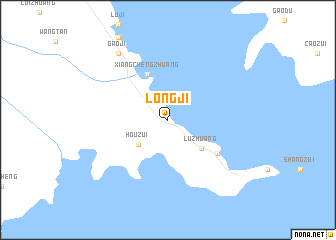 map of Longji