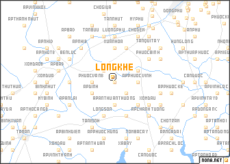 map of Long Khê