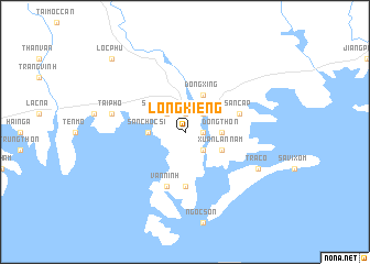 map of Long Kiềng