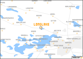 map of Long Lake