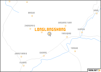 map of Longlangshang