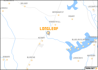 map of Longleaf