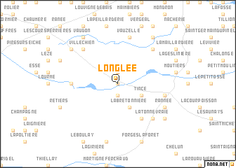 map of LʼOnglée