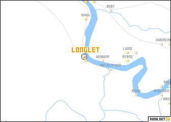 map of Longlet