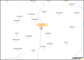 map of Longli