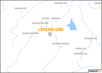 map of Long Maligam