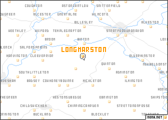 map of Long Marston