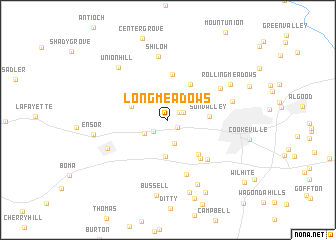 map of Long Meadows