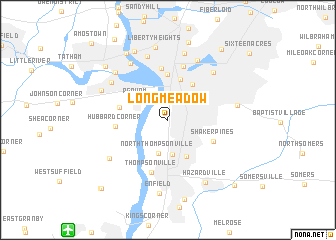 map of Longmeadow